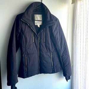 FERA black quilted women’s ski jacket size 4